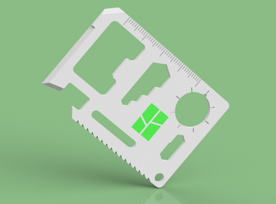 Kitcard tool with BambuLab logo