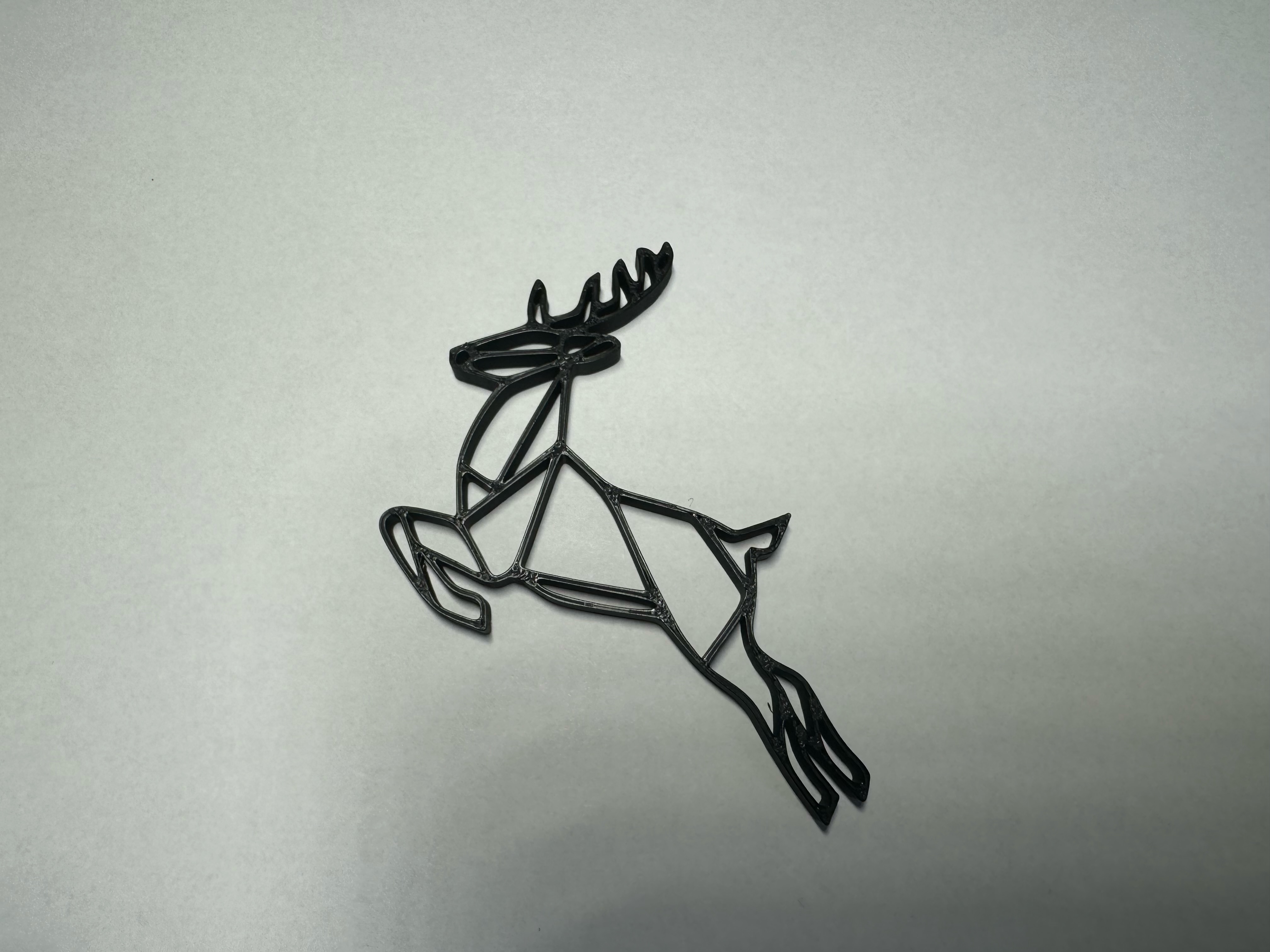 deer geometric by Moriel | Download free STL model | Printables.com