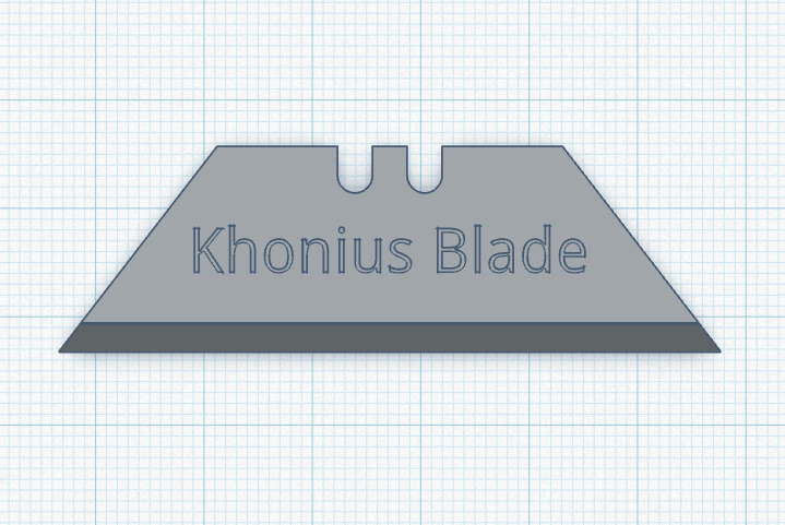 Model of a Utility Blade