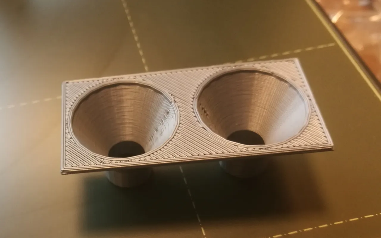 Double funnel for 5mL bottles with no overhang by G J | Download free ...