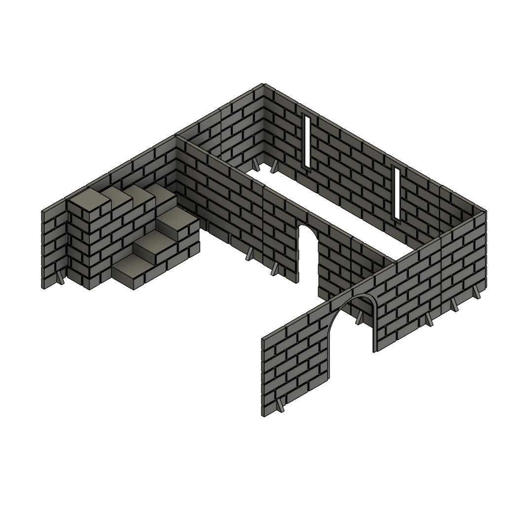 D&D Medieval Castle Set