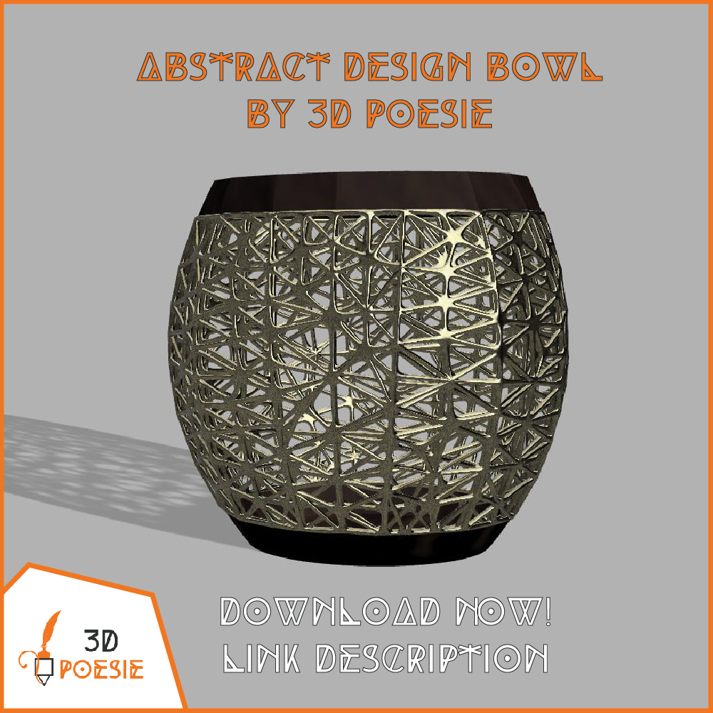 AbstractBowl Design by 3D Poesie