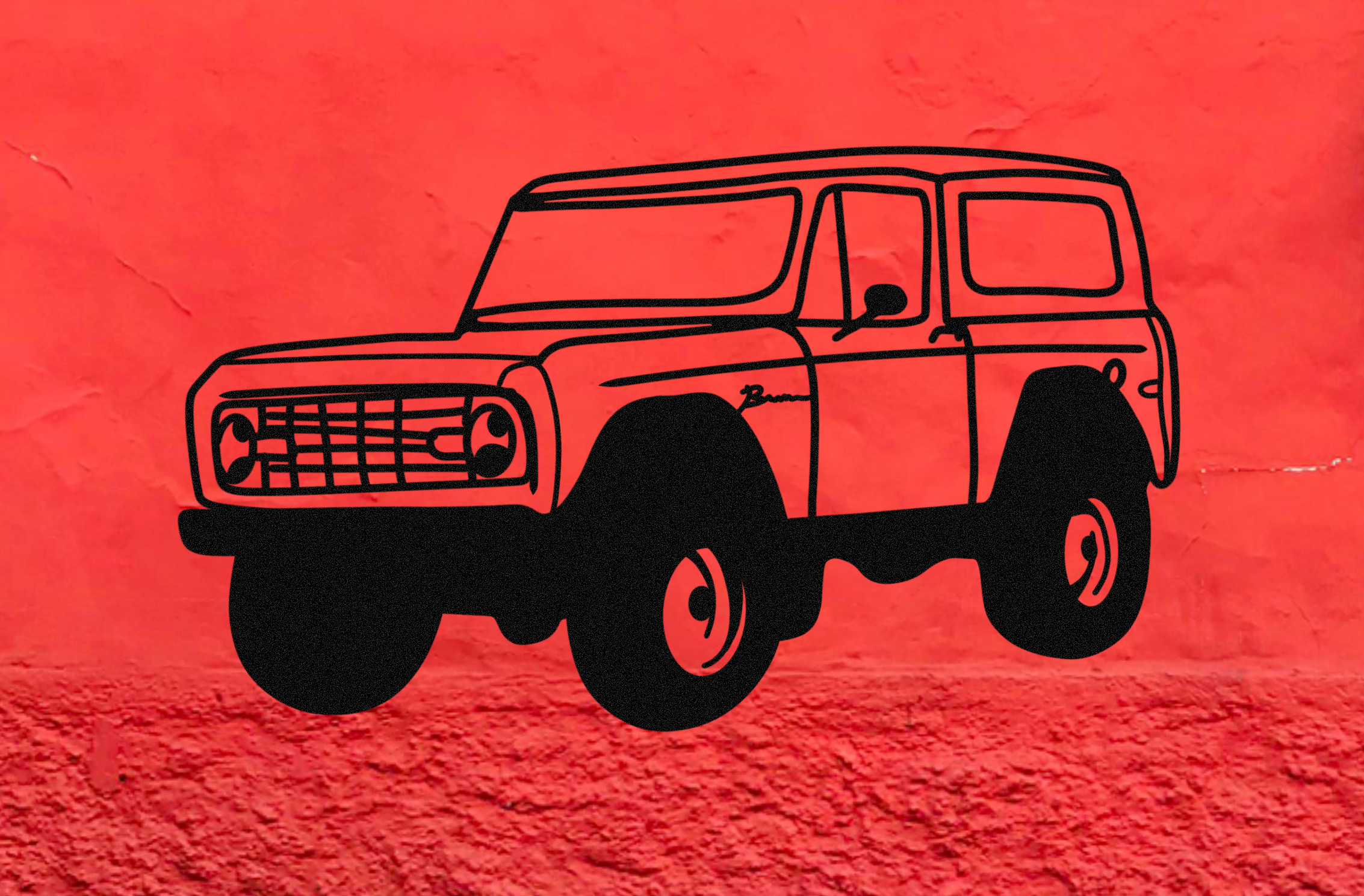 Ford Bronco Wall Art