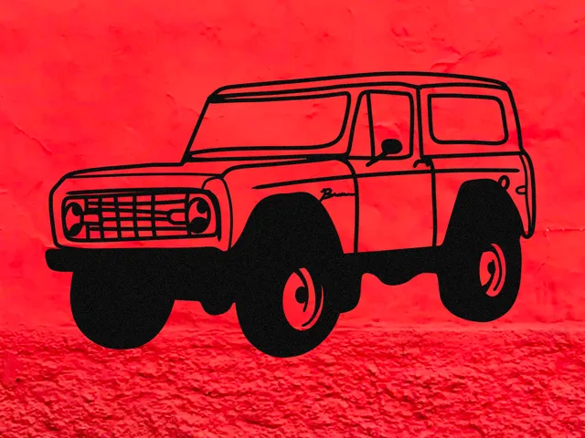 Ford Bronco Wall Art