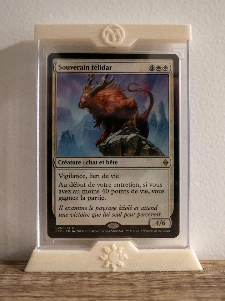 Magic The Gathering TCG cards display stand and cover by Its-my-right |  Download free STL model | Printables.com