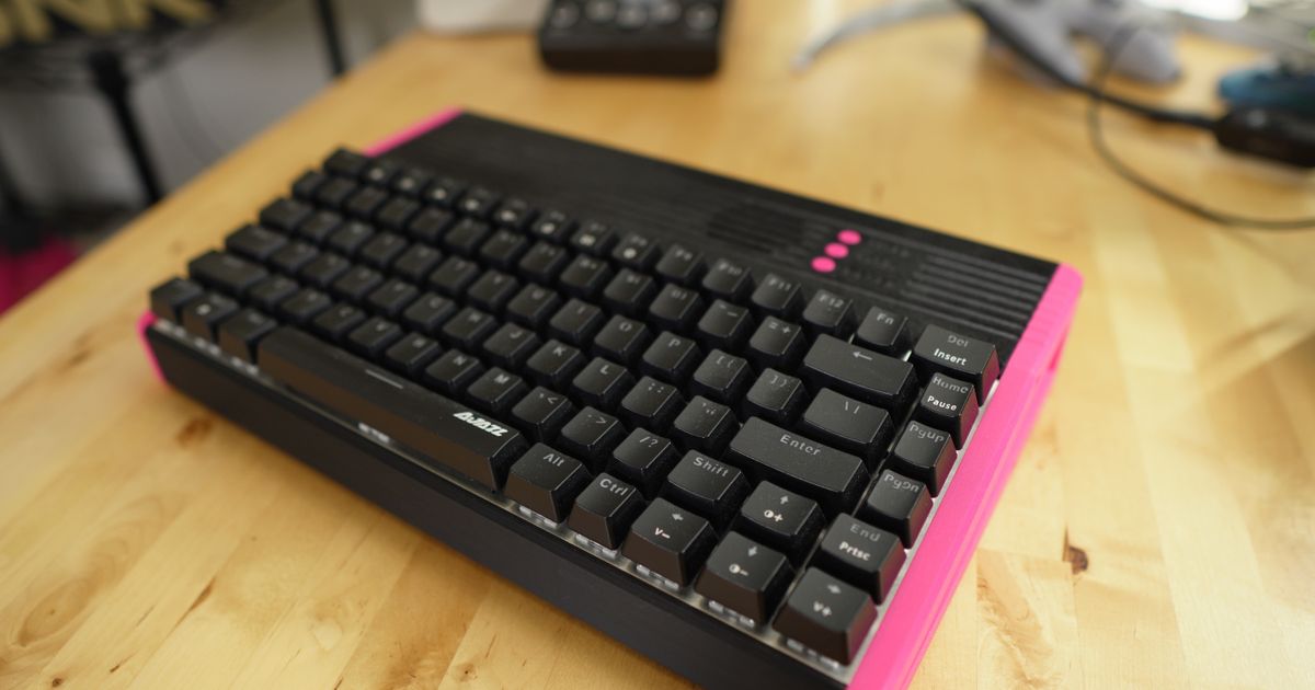 MiSTer FPGA Keyboard Computer Case by Retro Frog Download free STL