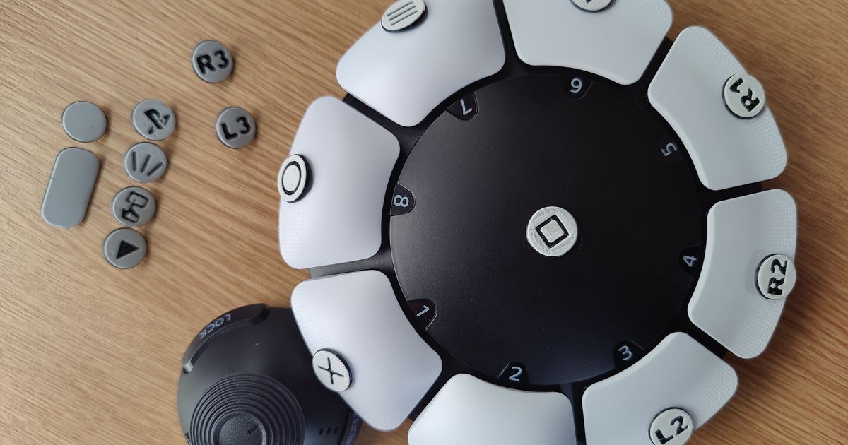 PS5 Access Controller Labels by Harakan | Download free STL model ...