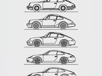 Porsche wall