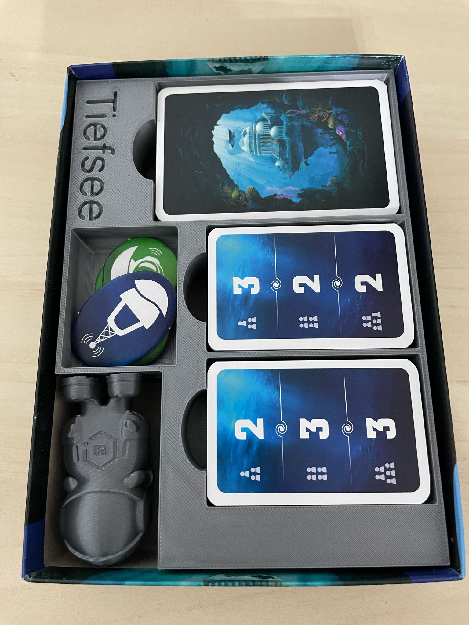 Die Crew Inlay - Mission Tiefsee + 9. Planet (unsleeved)