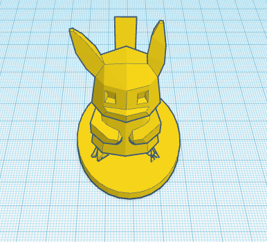 Low Poly Pokemon With Base 3D model thumbnail