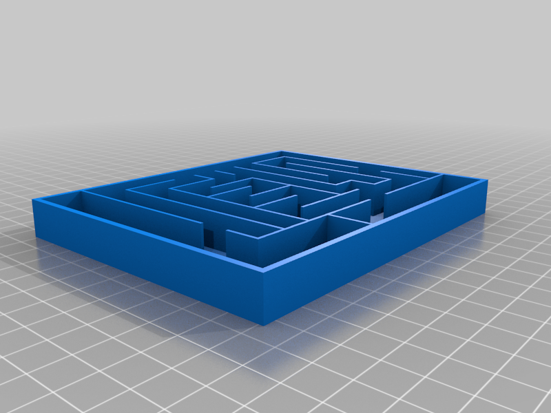 Miniatura 2 do modelo 3D Labyrinthe à Blob