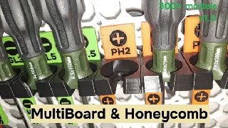 MultiBoard & Honeycomb holder for screwdrivers