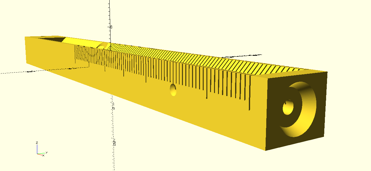 Extrusion Ruler Extrusion Ruler von Aa_Ron | Kostenloses STL-Modell herunterladen ...