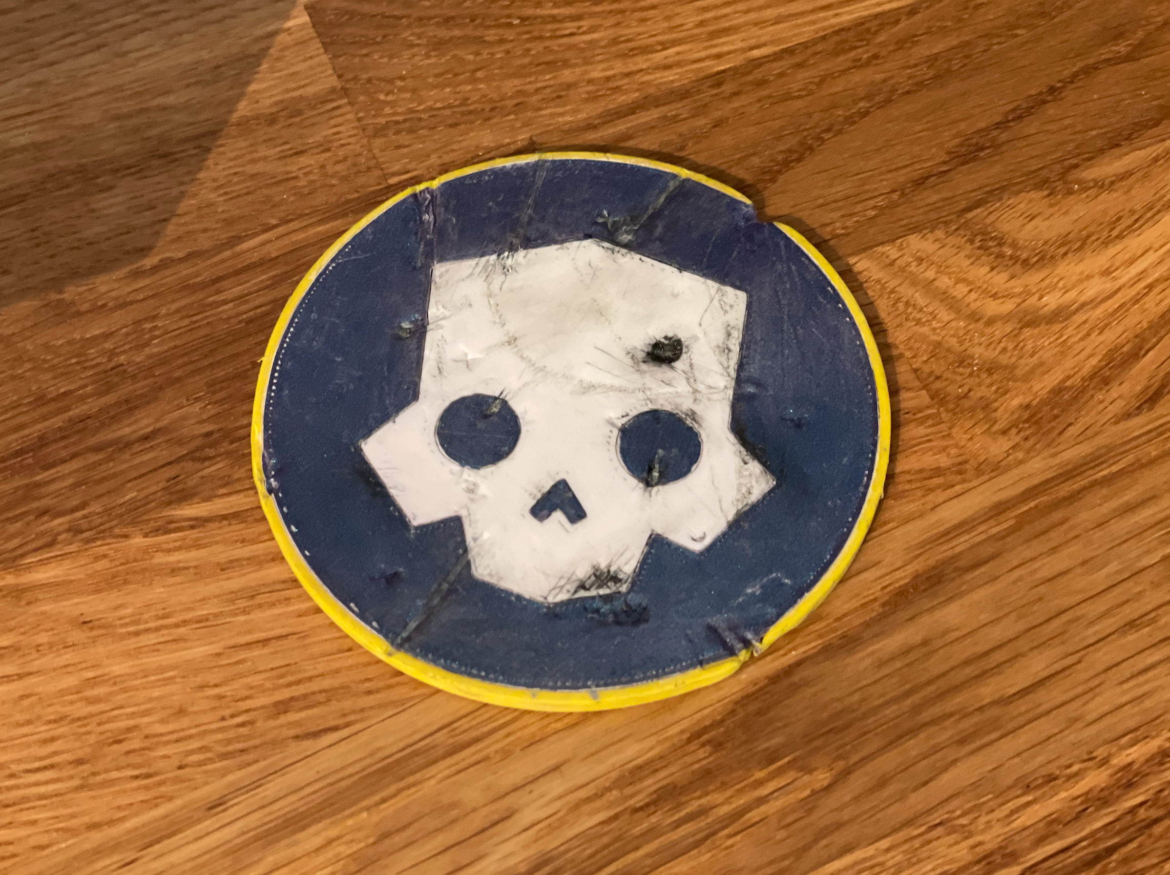 Helldivers II Skull Drink Coaster (Multi-Parts)