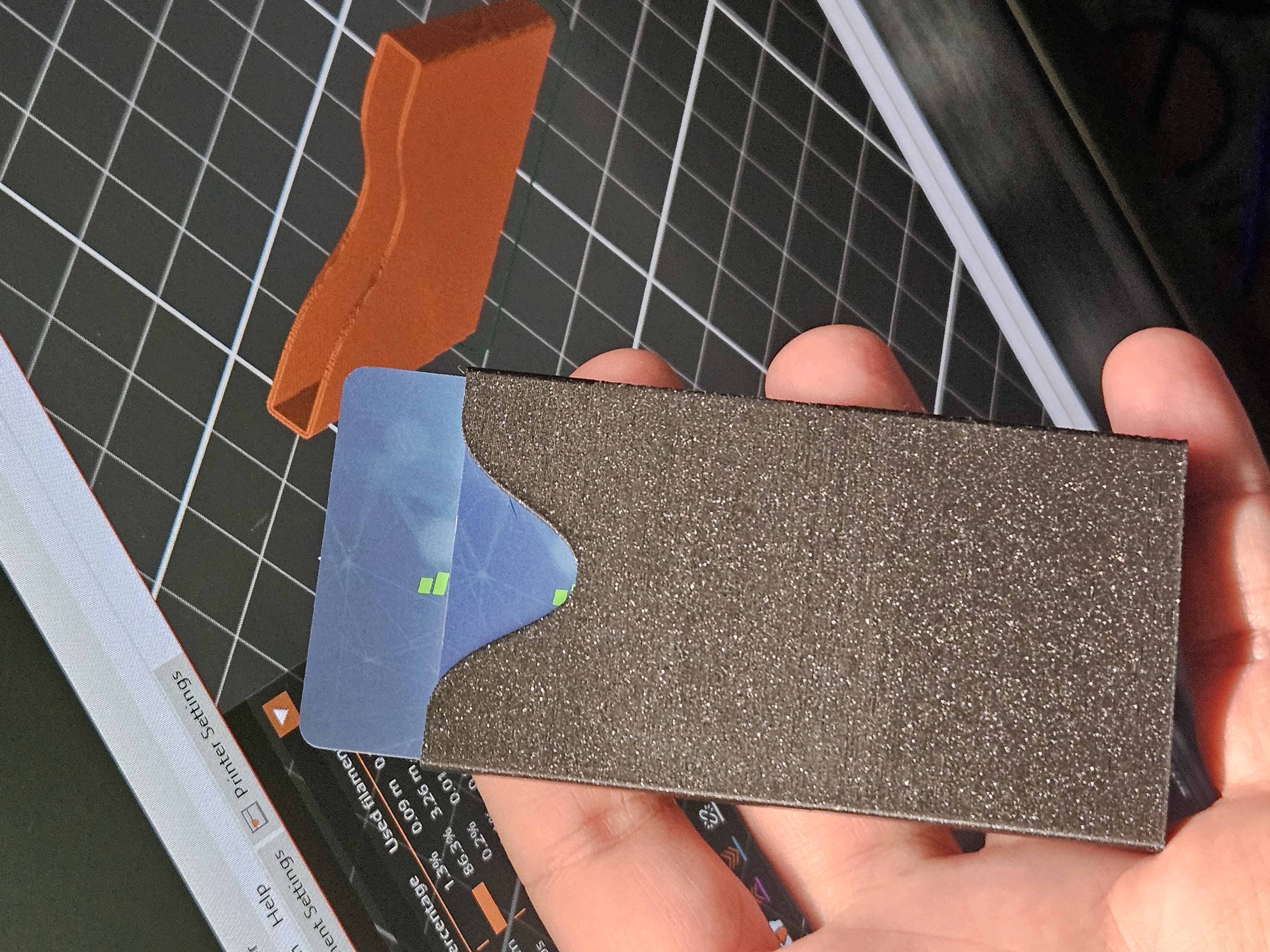 Pocket Business card holder EU 50x90 cards