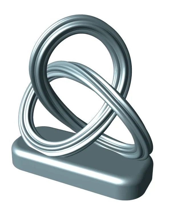 Infintity Sculpture by BeautifulLEDs | Download free STL model ...
