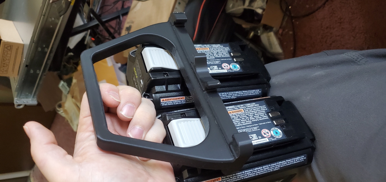 Ryobi 40v Battery Holder