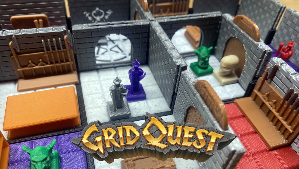GridQuest WIZARD Meeple (The Gridfinity Game)