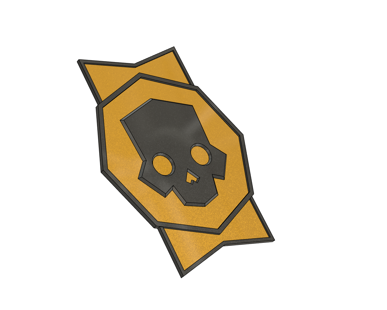 Miniatura 3 do modelo 3D Helldivers 2 Warbond Plate