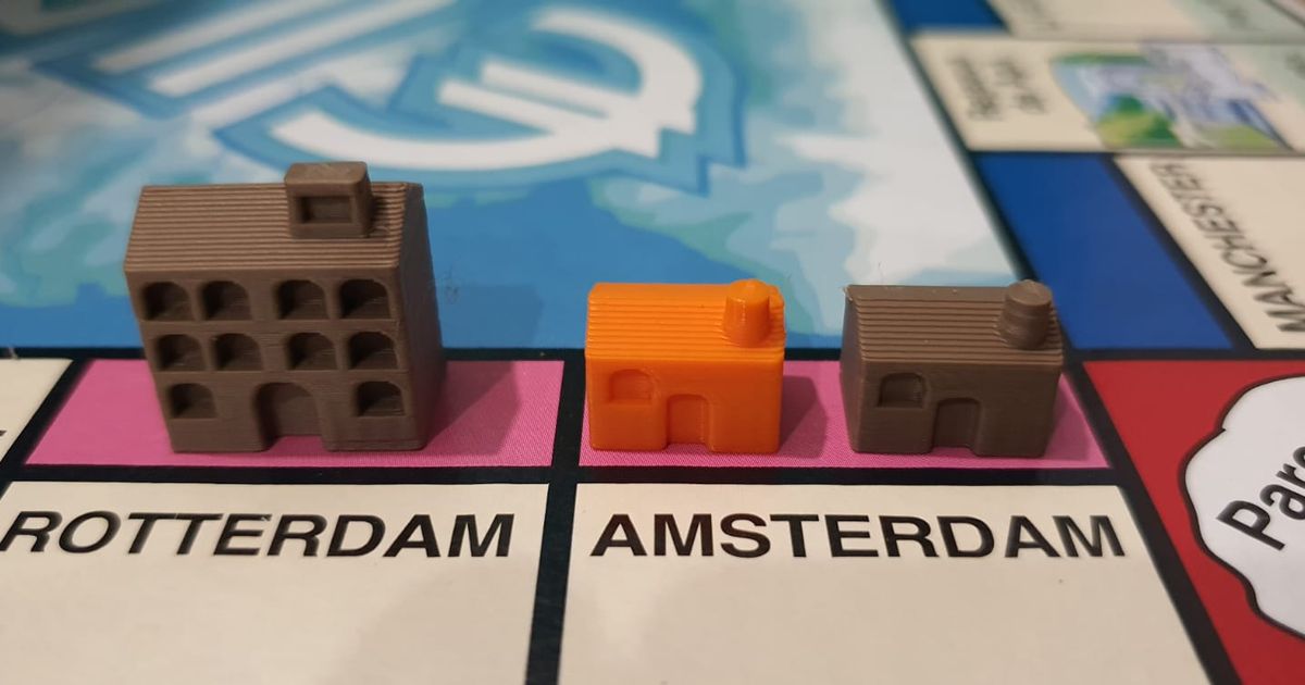 Monopoly (or other board games) more detailed house and hotel by ...