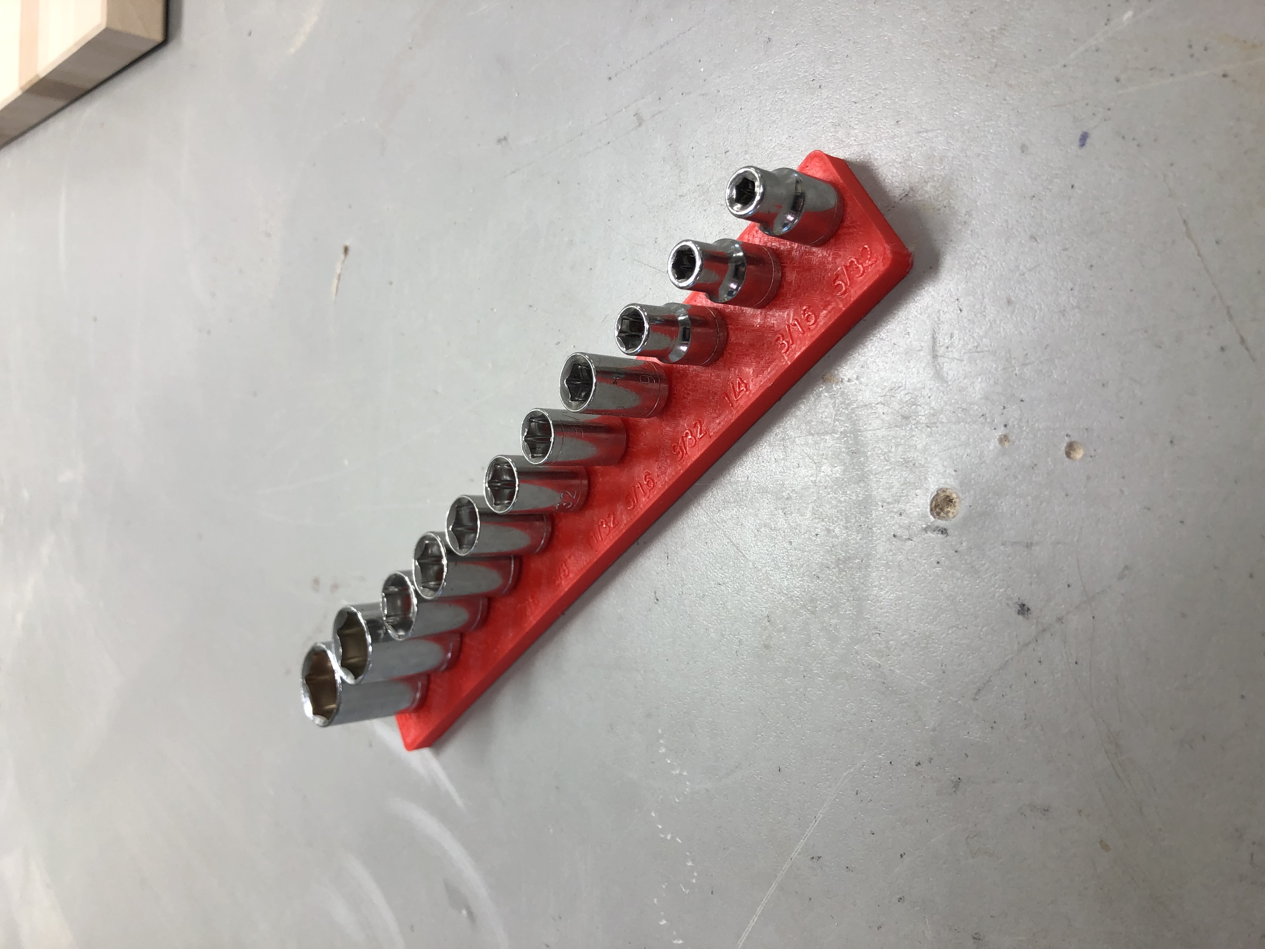 Miniatura 2 do modelo 3D SAE Socket Holder