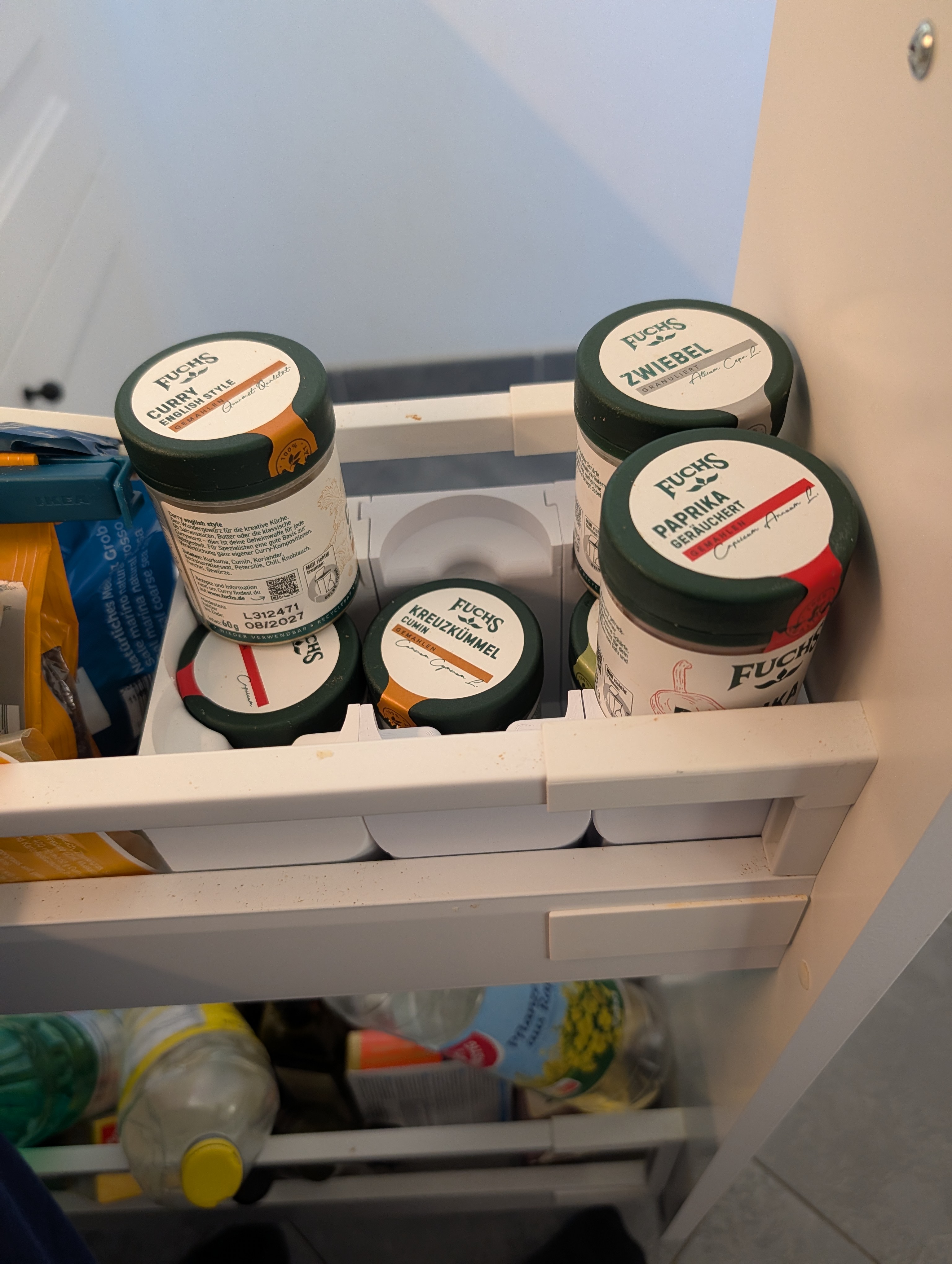 IKEA METOD Pull-Out Spice Organizer - Slanted Wall Solution