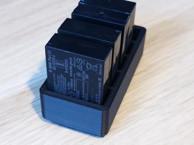 Canon LP-E12 Battery Holder Gridfinity