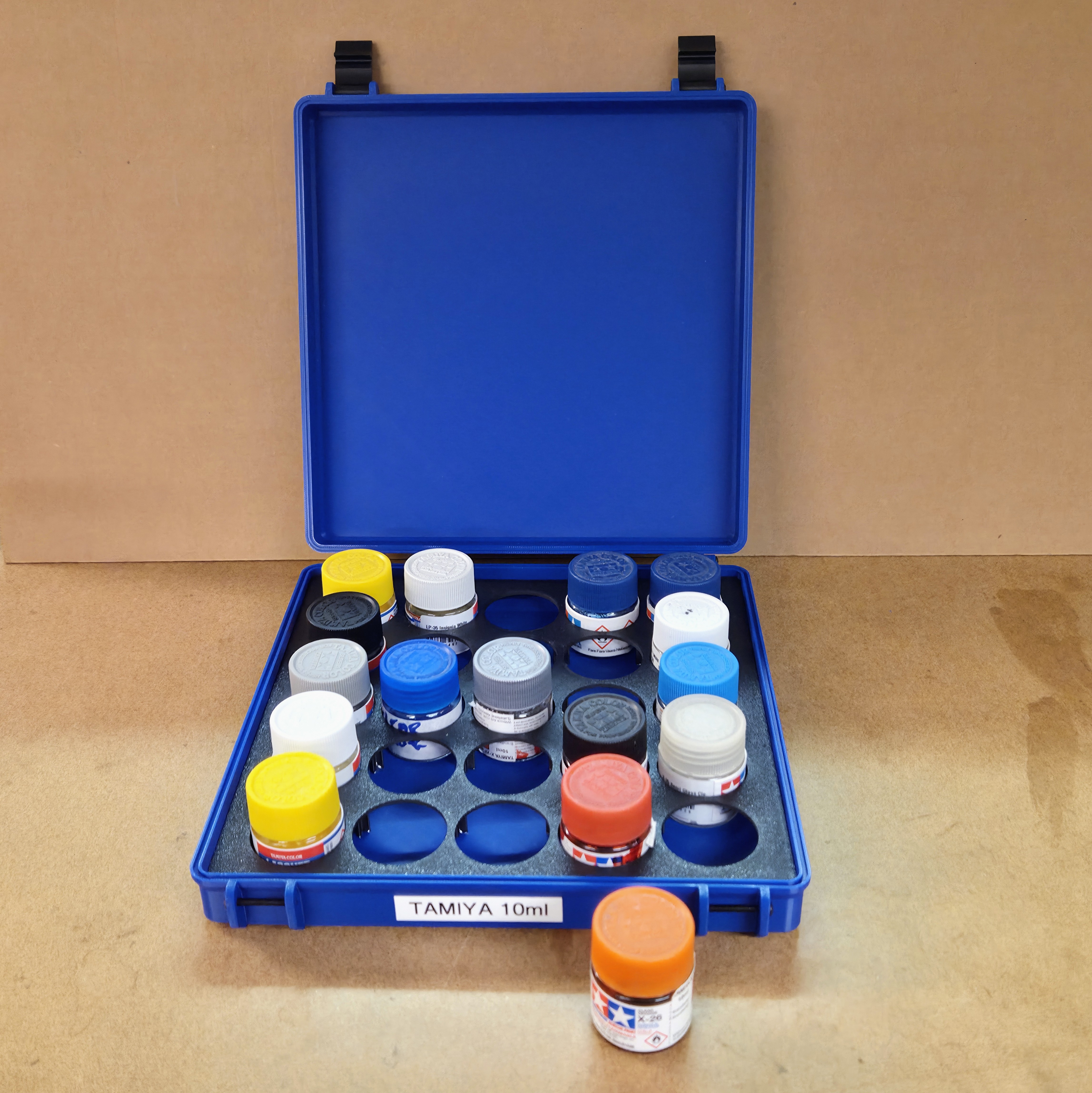 Rugged Tamiya paint storage box (10ml bottles)
