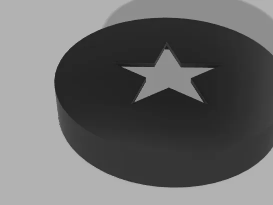 polaroid star mask - ONE STEP