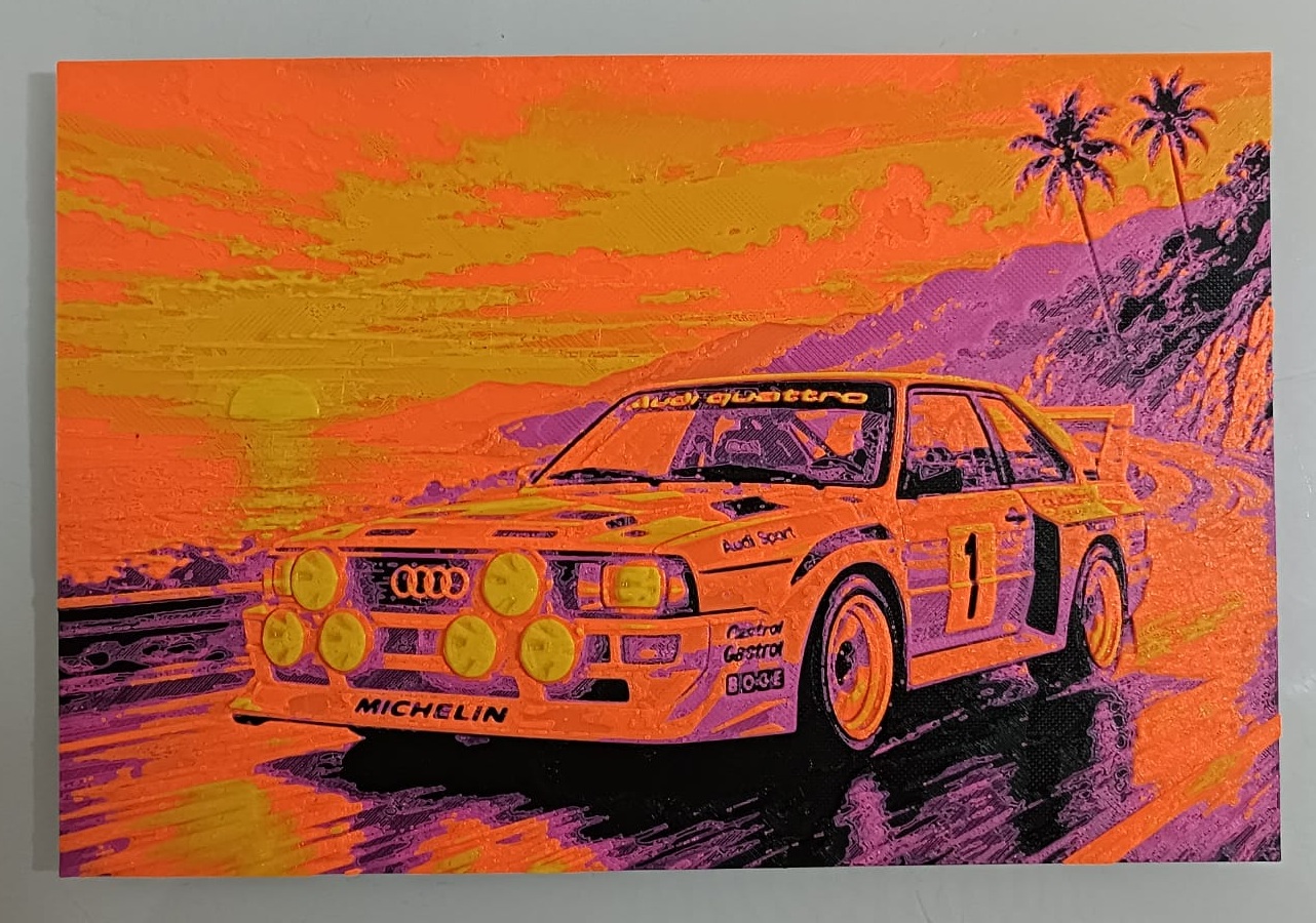 Hueforge Audi Quattro S1