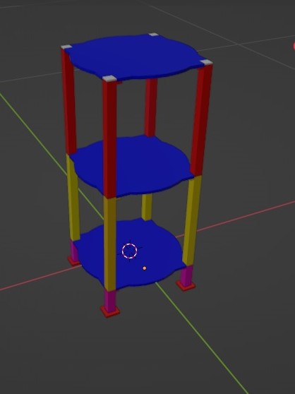 Miniatura 2 do modelo 3D bookcase , shelf , stand