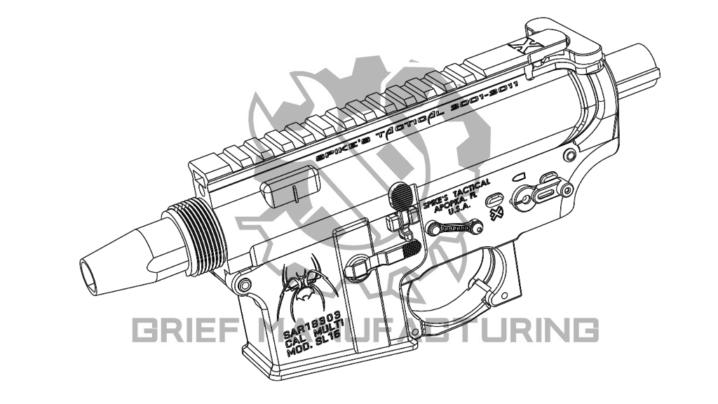 GIRLS’ FRONTLINE The ST-AR15 UPPER & LOWWER For CYMA Gel-Blaster