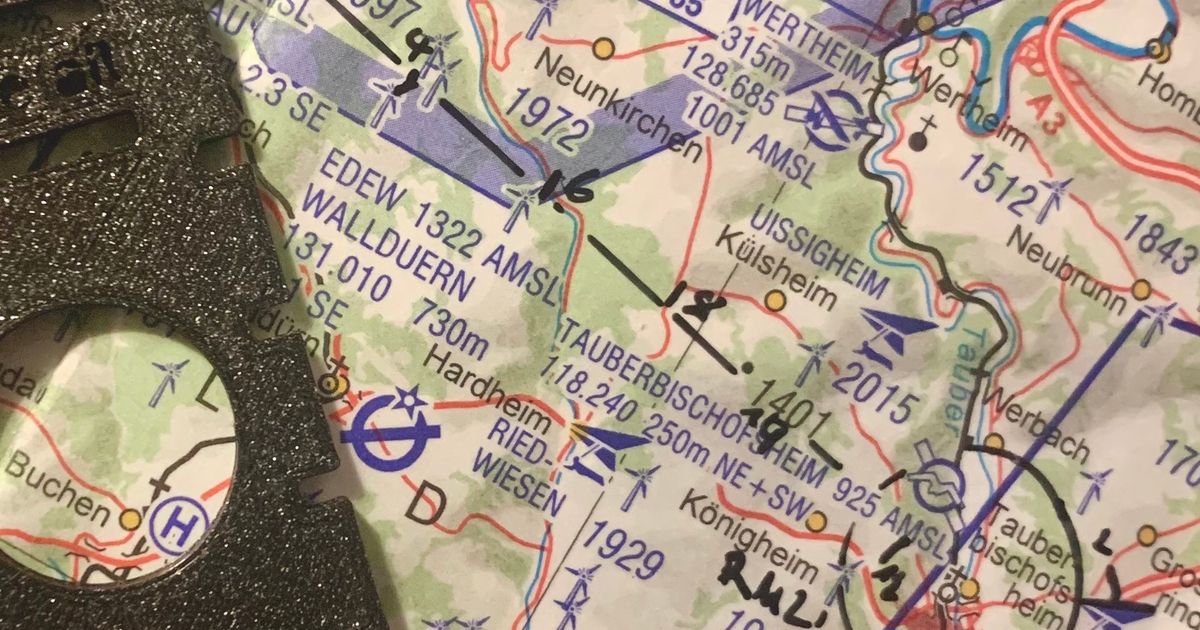 Stencil and Ruler for ICAO 1:500'000 aviation map by fhb | Download ...