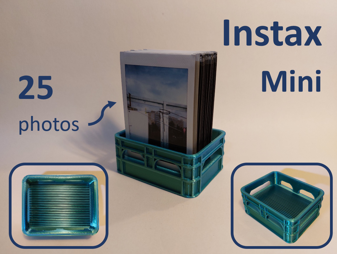 Instant photo beer crate