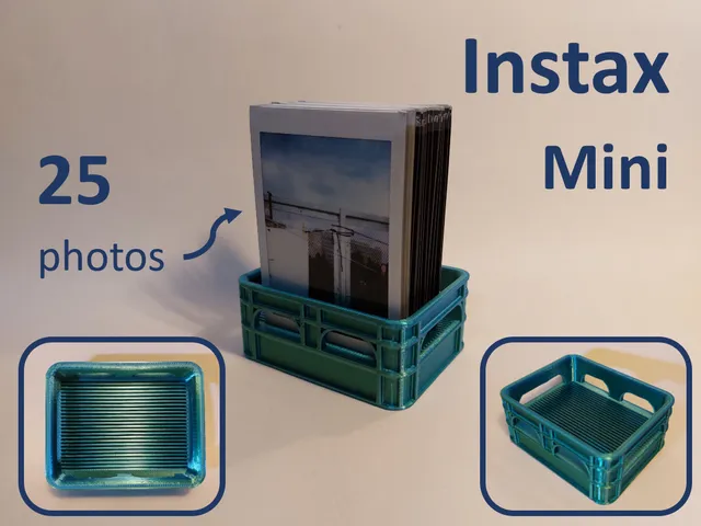 Instant photo beer crate