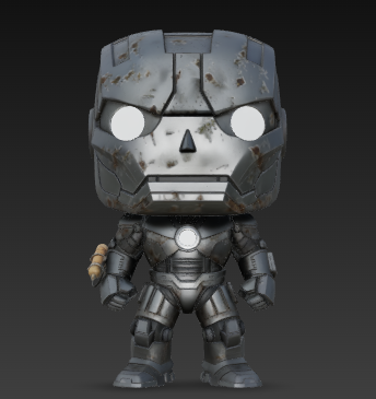 Boneco de Ferro Cabeçudo