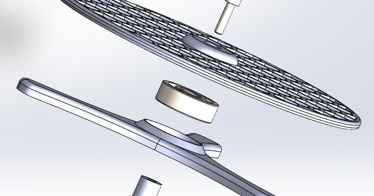 Lazy Suzanneturntable Horizontal Spool Holder By Oplak Download Free Stl Model 8773