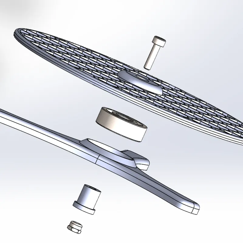 Horizontal spool holder (feeder) by livius, Download free STL model