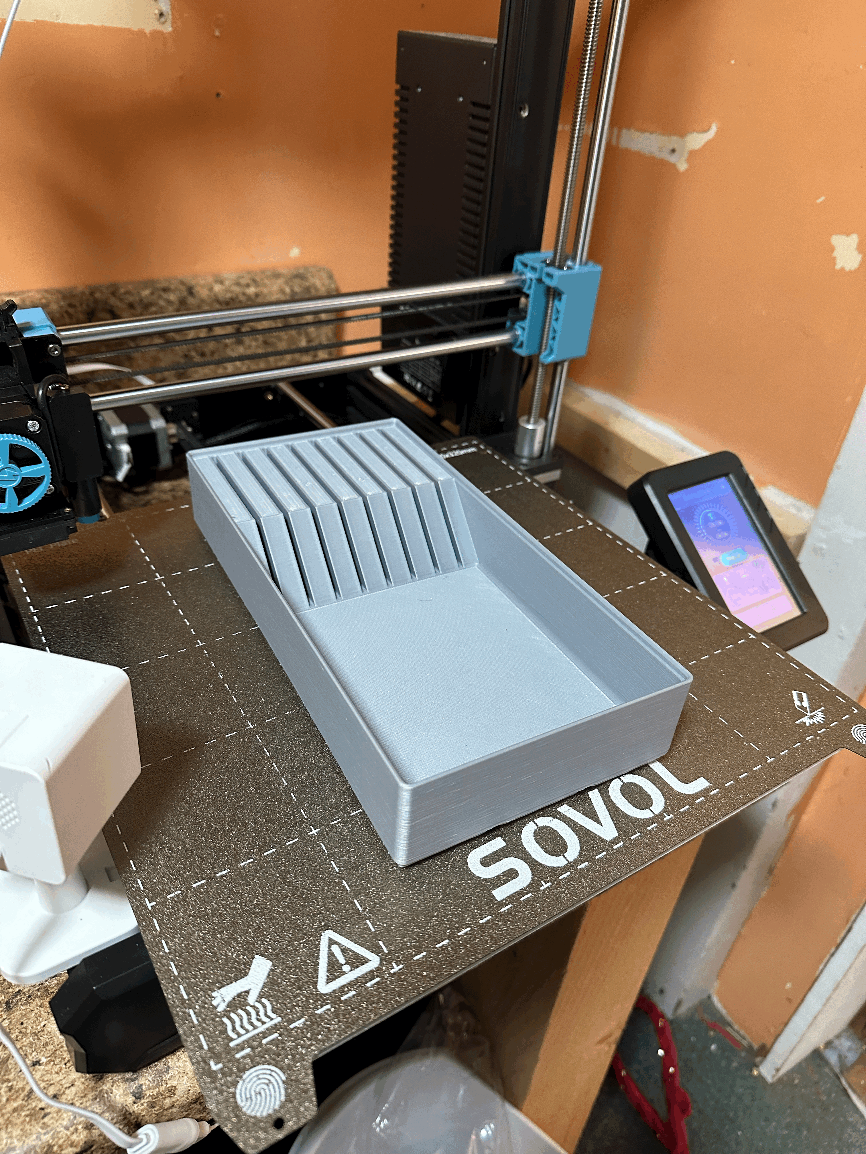 Gridfinity Kitchen Knife Block
