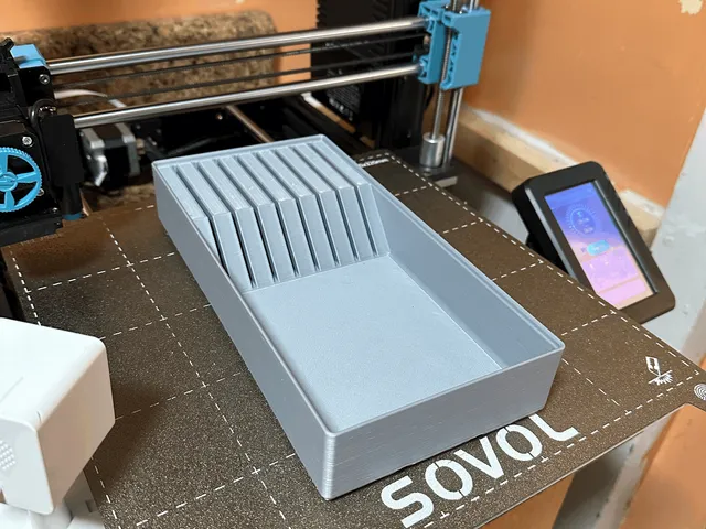 Gridfinity Kitchen Knife Block