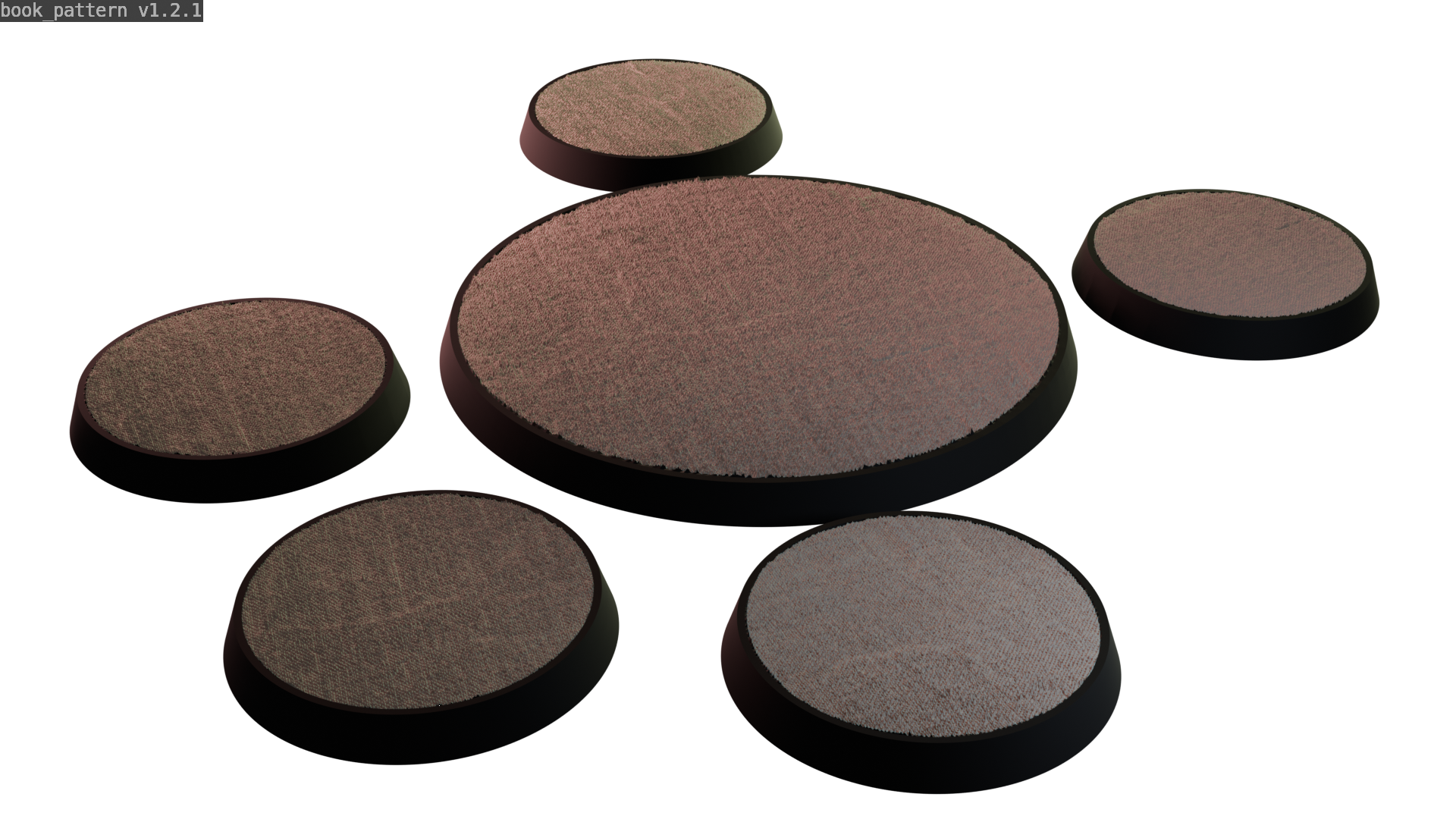 Miniature bases: Book Pattern