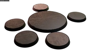 Miniature bases: Leather