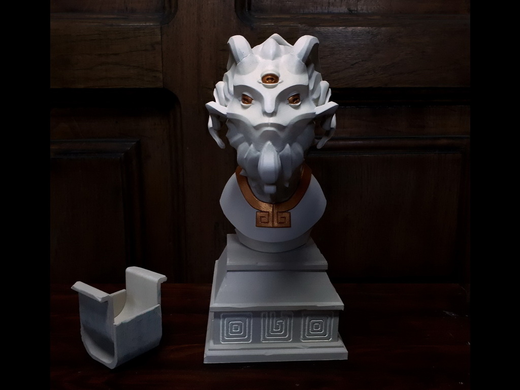 Nomai statue (outer wilds)(plus glowing eyes) by WaRi Download free