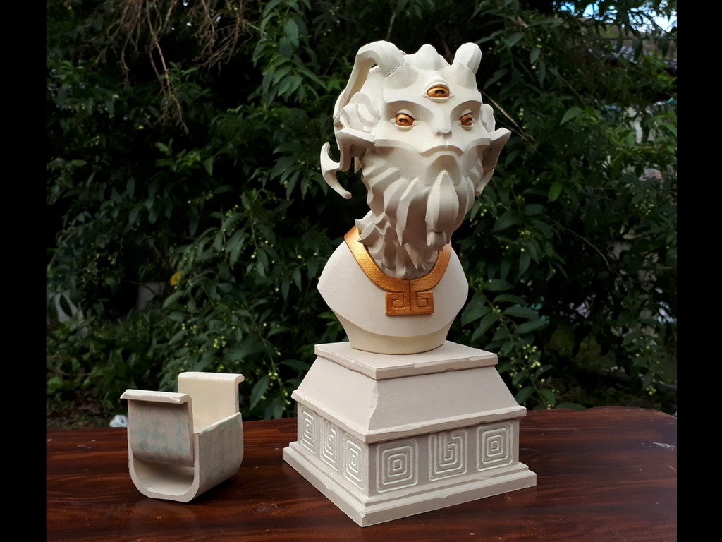 Nomai statue (outer wilds)(plus glowing eyes) by WaRi Download free