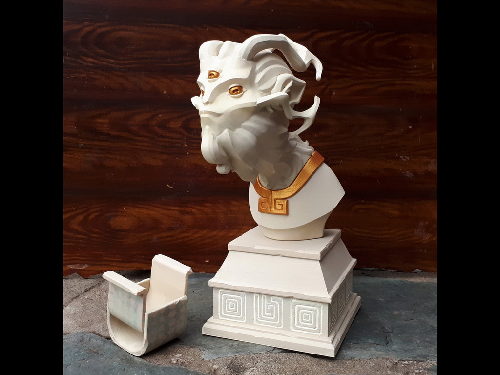 Nomai statue (outer wilds)(plus glowing eyes) by WaRi Download free