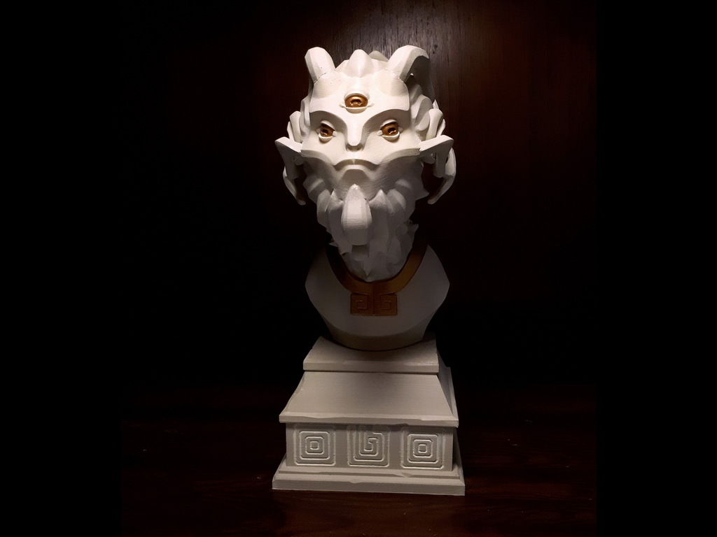 Nomai statue (outer wilds)(plus glowing eyes) by WaRi Download free