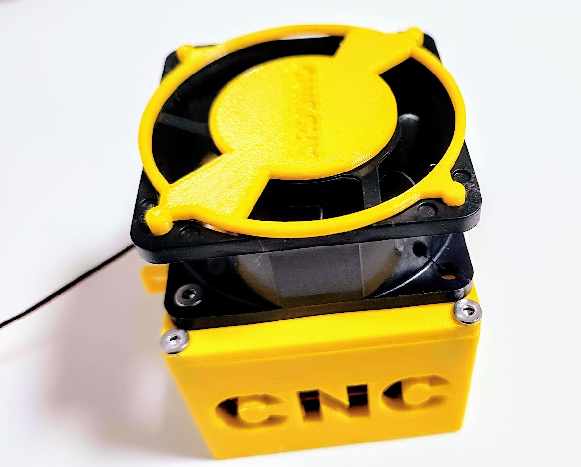 Arduino Uno R3 + CNC shield housing case + Fan 50x50 cover by Marcin ...
