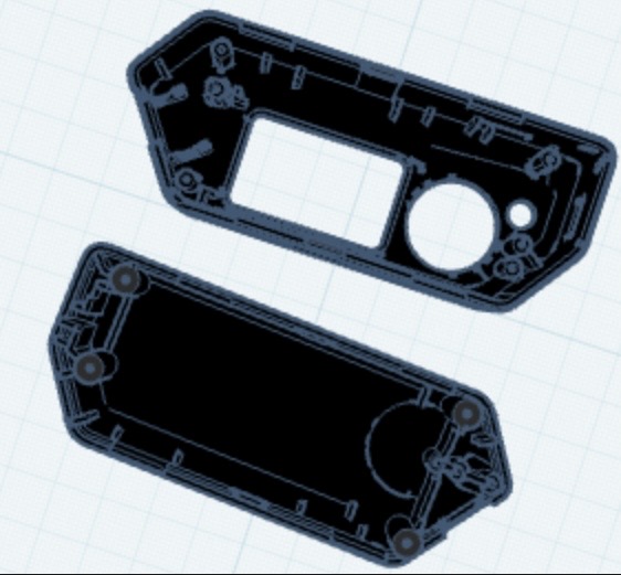 Miniatura 4 do modelo 3D Flipper zero shell