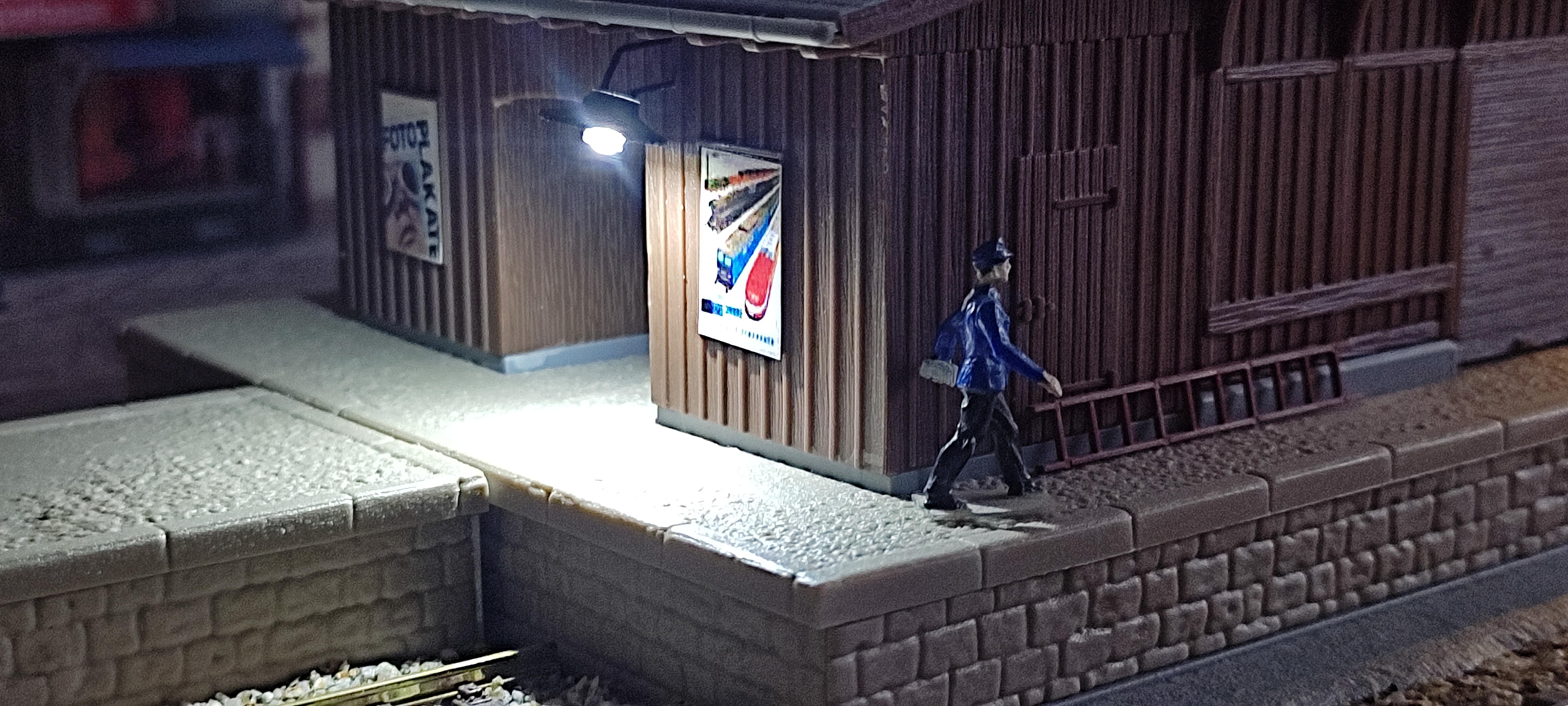 světlo na zeď 1:87 (H0)
