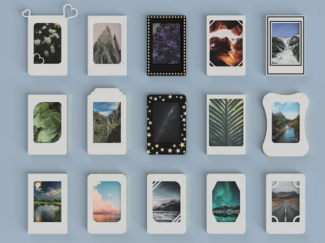 15 Picture frames with stand and wall mount